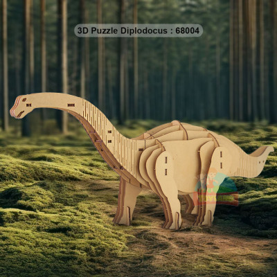 3D Puzzle Diplodocus : 68004